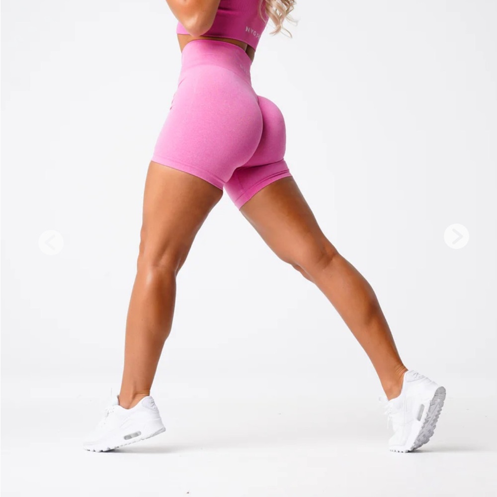 NVGTN Bubble Gum Pink Pro Seamless Shorts